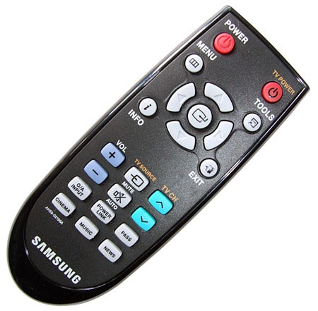 Samsung HT-WS1G Speaker System remote control.