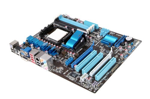 Asus M4A785TD-V EVO motherboard on a white background.