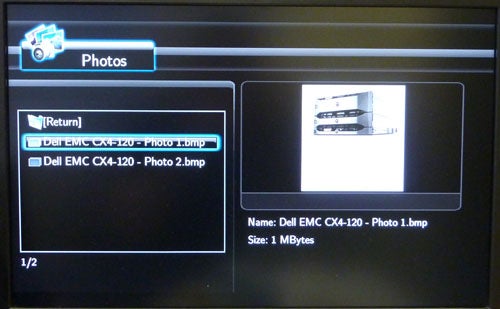 Asus O!Play HDP-R1 HD menu 3
