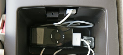 In-car connectivity ports with connected media player