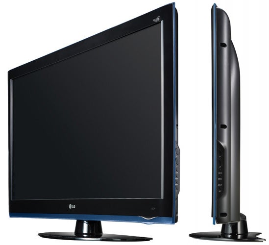 LG 42LH4000 42-inch LCD TV front and side view.