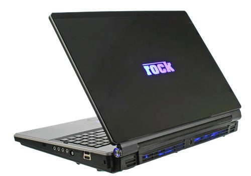 Rock Xtreme 840SLI-X9100 Gaming Laptop on white background.