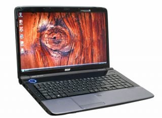 Acer Aspire 7735Z laptop on a white background.