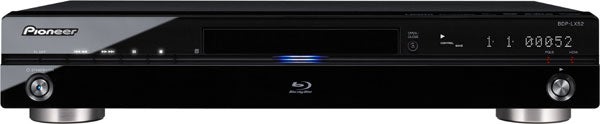 Pioneer BDP-LX52 Blu-ray player front view.