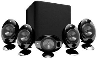 KEF KHT2005.3 K1 speaker system with subwoofer and satellites.