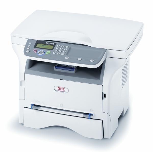 OKI MB260 LED Multi-Function Printer on white background.