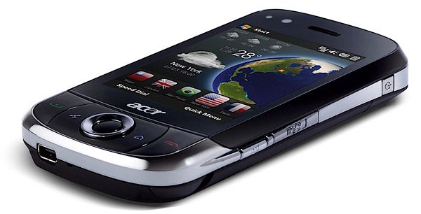 Acer Tempo X960 smartphone on a white background.