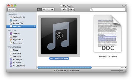 Screenshot of Mac OS X 10.6 Snow Leopard interface.