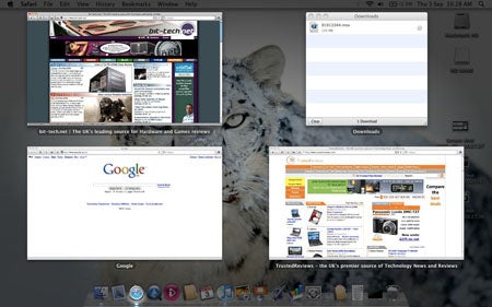 Screenshot of Mac OS X 10.6 Snow Leopard desktop.