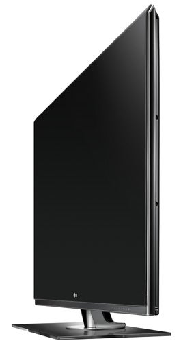 LG 42SL8000 42-inch LCD TV side profile view.