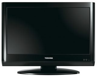 Toshiba Regza 19AV615DB 19-inch LCD TV front view.
