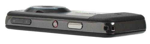 Side view of Samsung M8910 Pixon 12 camera phone.