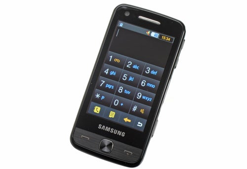 Samsung M8910 Pixon 12 mobile phone displayed on white background.