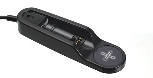 Livescribe Pulse Smartpen charging cradle with USB cable.
