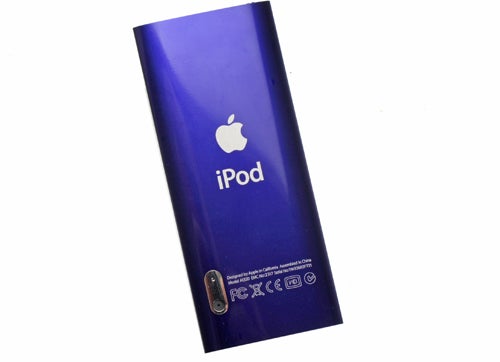 Apple iPod nano 5th Gen 8GB in purple on white background.