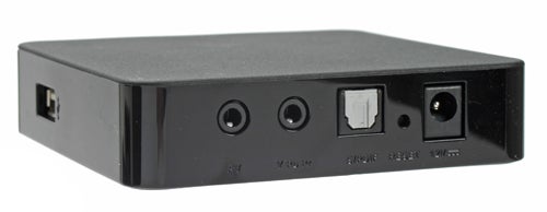 Western Digital WD TV Mini Media Player rear ports view.