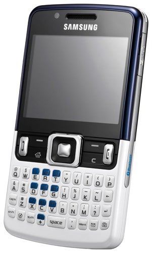 Samsung C6625 smartphone with QWERTY keyboard.
