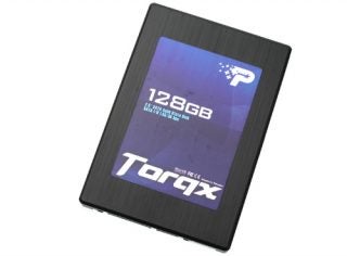 Patriot Torqx SSD 128GB on plain background.