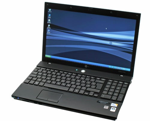 HP ProBook 4510s-NX613EA 15.6-inch business laptop open on desk.