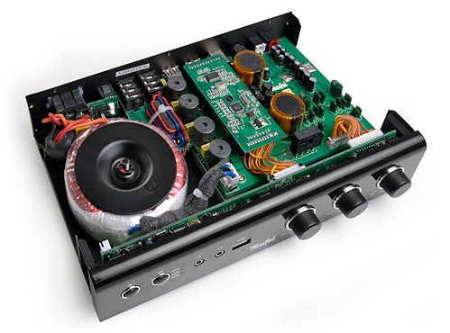 Internal components of Teufel Concept B 200 USB Speaker.