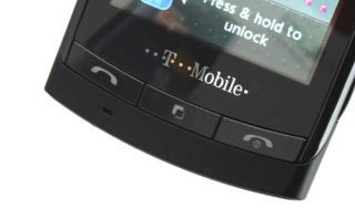 LG GT500 phone with T-Mobile branding on screen.