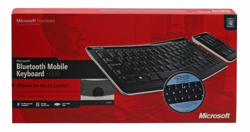 Microsoft Bluetooth Mobile Keyboard 6000 in packaging.