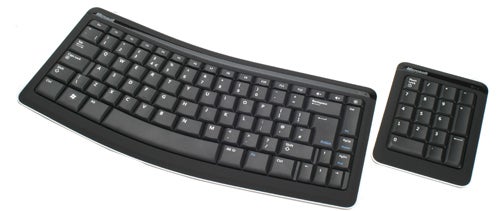 Microsoft Bluetooth Mobile Keyboard 6000 with separate number pad.