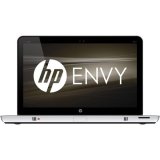 HP Envy laptop with logo on screen