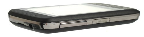 Side view of an HTC Touch2 smartphone on a white background.
