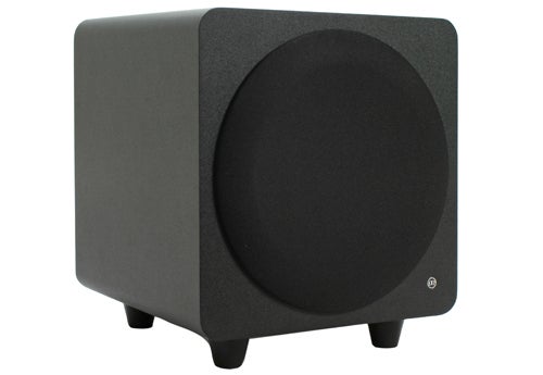 Monitor Audio Vector subwoofer in black finish.