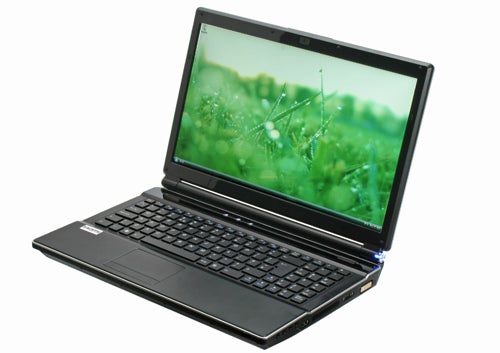 Novatech X70 CA Pro gaming laptop on white background.