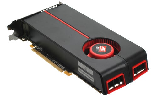 AMD ATI Radeon HD 5770 graphics card on white background.