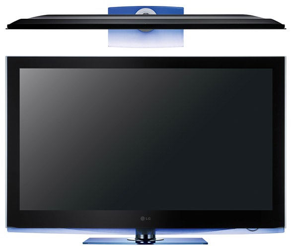 LG 50PS7000 50-inch plasma TV on white background.