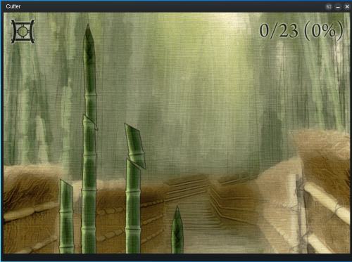 Digital bamboo forest artwork created with a graphics tablet.