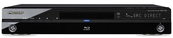 Pioneer BDP-320 Blu-ray Player front view.