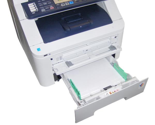 Brother MFC-9320CW printer with open paper tray.