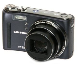 Samsung WB550 digital camera with lens extended.