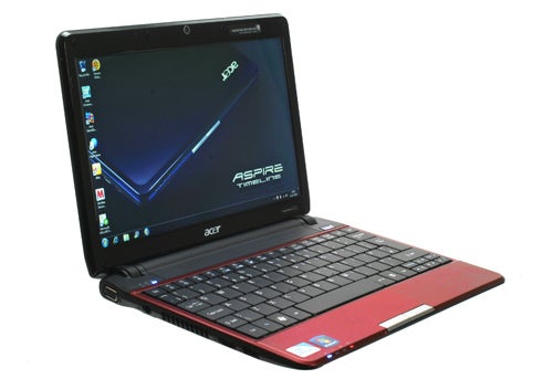 Acer Aspire Timeline 1810TZ laptop on white background.