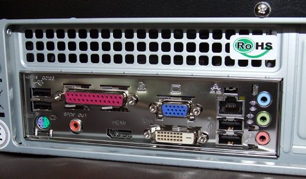 Back panel of Vivadi Multi-Room Media Server with various ports