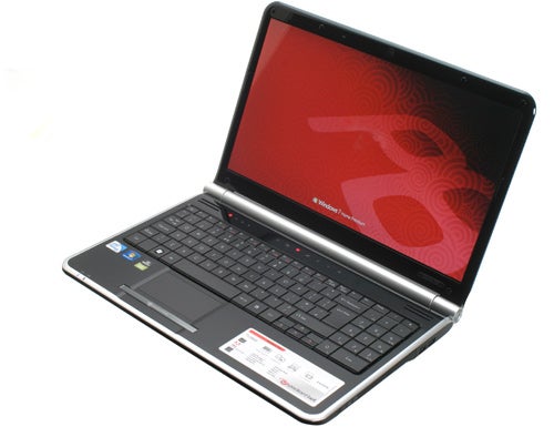 Packard Bell EasyNote TJ65-AU-031UK laptop open on table.