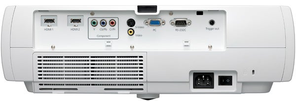 Back view of Epson EH-TW2900 LCD Projector showing ports.