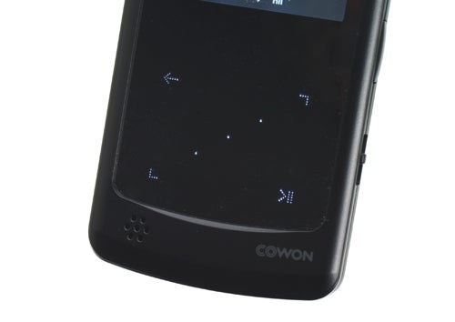 Cowon iAudio 9 (16GB) MP3 player close-up view.