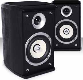 Roth Audio OLi 3 speakers in black finish.