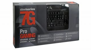 SteelSeries 7G Gaming Keyboard in its original packaging.