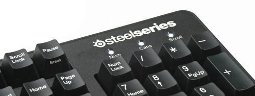 Close-up of SteelSeries 7G Gaming Keyboard keys.