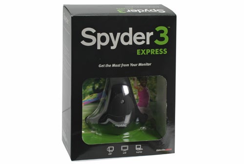 Datacolor Spyder3 Express calibration tool in packaging.
