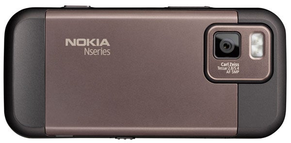 Nokia N97 Mini brown back cover with camera and flash.