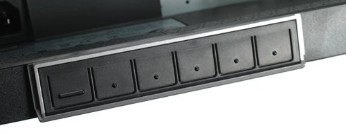 Control buttons on Samsung SyncMaster F2080 monitor.