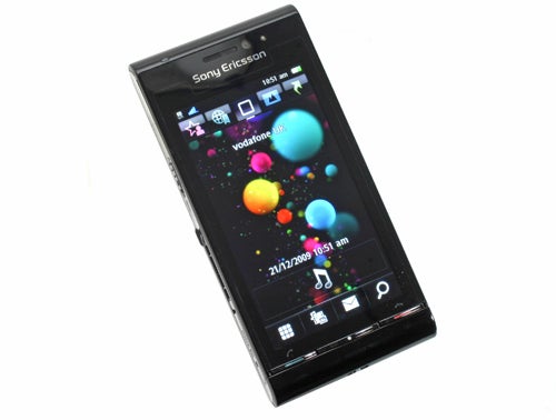 Sony Ericsson Satio U1i smartphone with colorful display