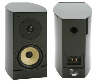 Teufel Impaq 40 speakers front and back view.